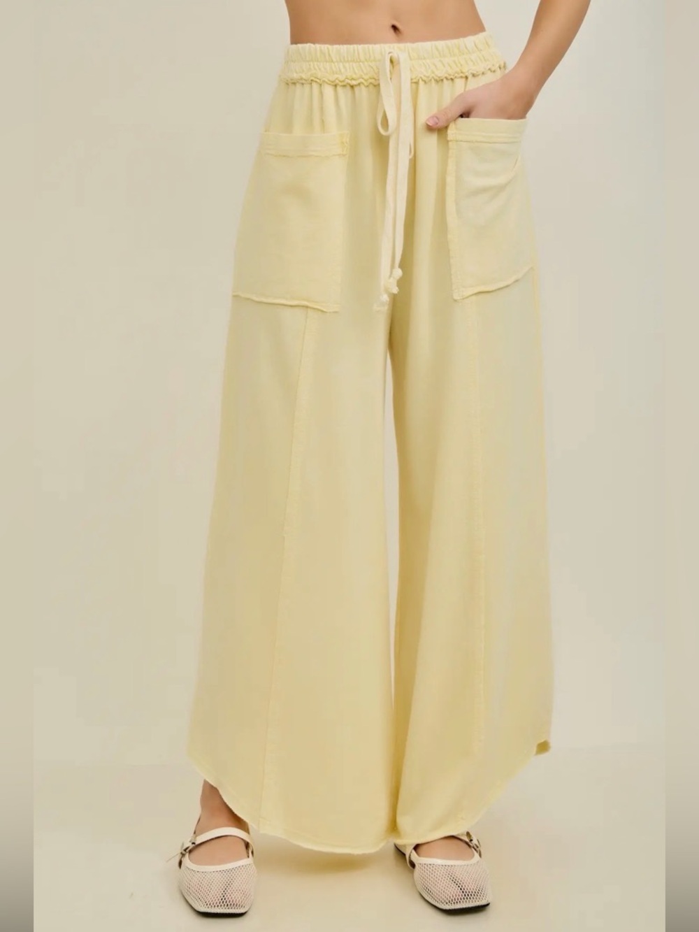 Butter Mineral Washed Pants